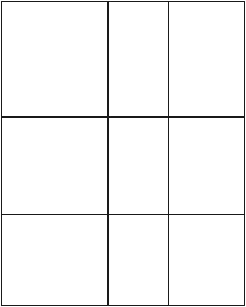 Ocean Colour Blocks Stained Glass Pattern, line drawing