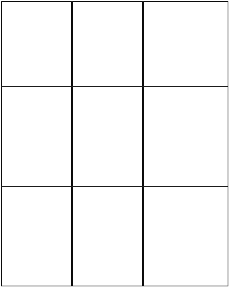 Violet Nine Patch Stained Glass Pattern, line drawing